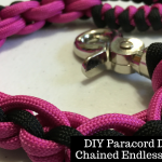 DIY Paracord Dog Leash Chained Endless Falls Knot