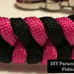 diy paracord dog leash fishtail knot