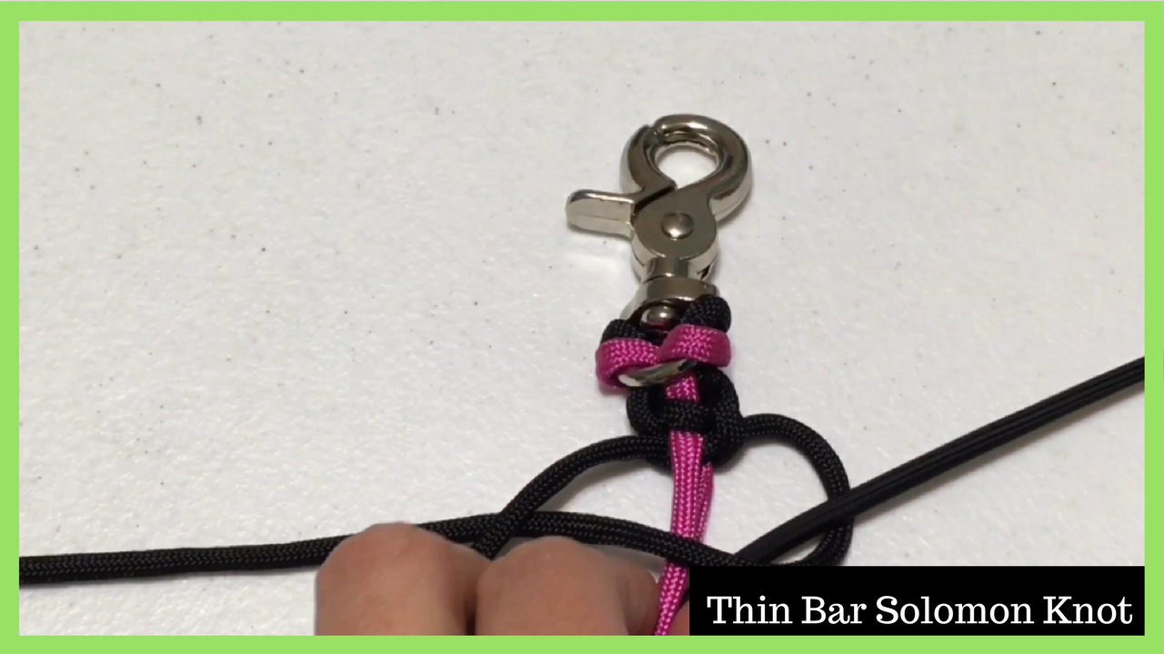 thin bar solomon knot