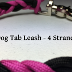 DIY Dog Tab Leash 4 Strand Braid