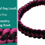diy paracord dog tab leash west country whipping knot